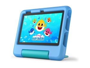 fire 7 kids tablet includes a sturdy kid proof case with built in stand