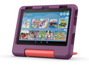 fire hd 8 kids tablet, ages 3 7 32gb, (2024 release), grape